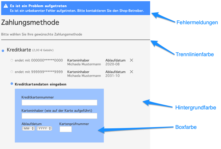 Layout HostedPages