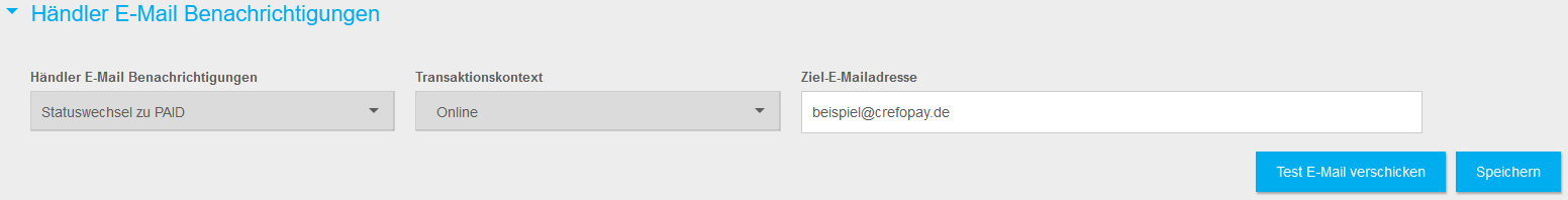 Händler E-Mail Benachrichtigungen