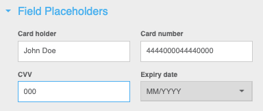 FostedFields Placeholder