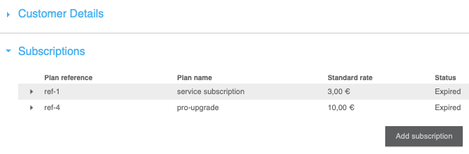 Subscriptions Overview